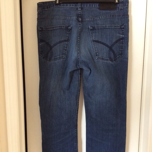 Men’s Calvin Klein CK Straight Leg Jeans (hemmed) - Picture 6 of 15